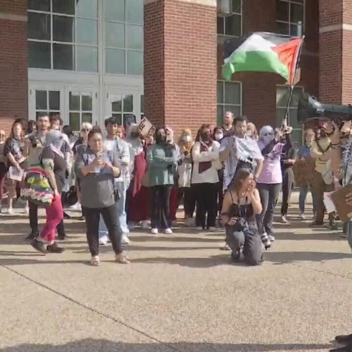Palestine protest - University of Kentucky - 5-1-24
